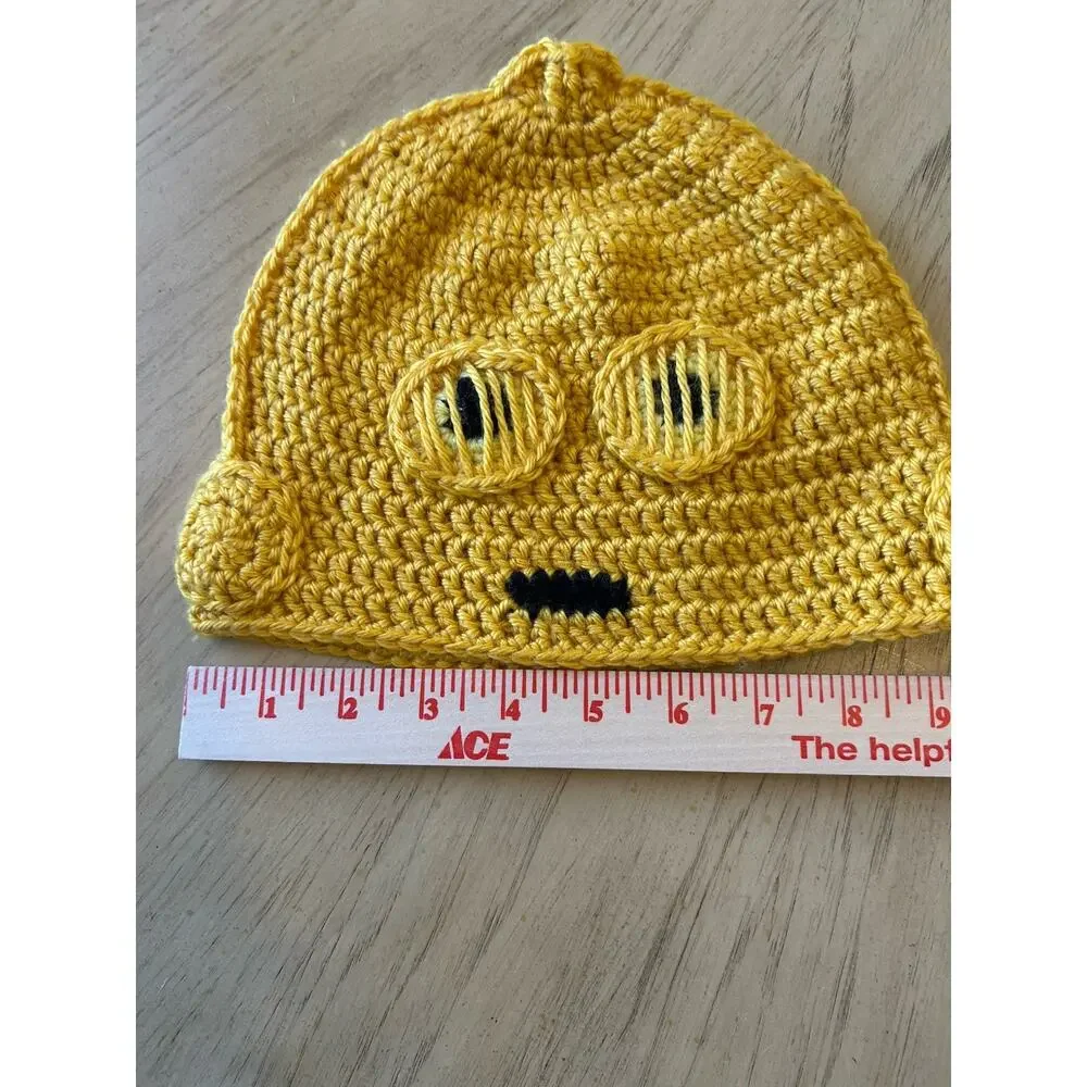 NEW Star Wars Beanie Yoda BB8 C-3PO Halloween Costume Adult Handmade Knit Lot 3